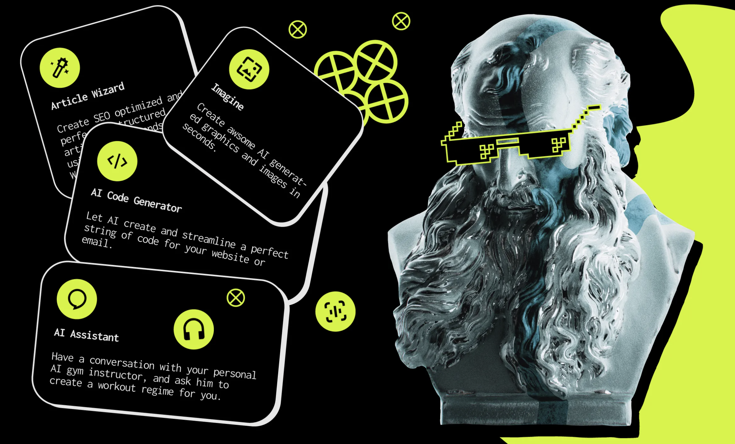 Transform your ideas with the help of AI super powers.